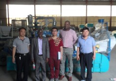 Burkina Faso client come and visit our factory.