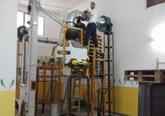 30T/24H wheat grits milling plant installed for Algeria customer